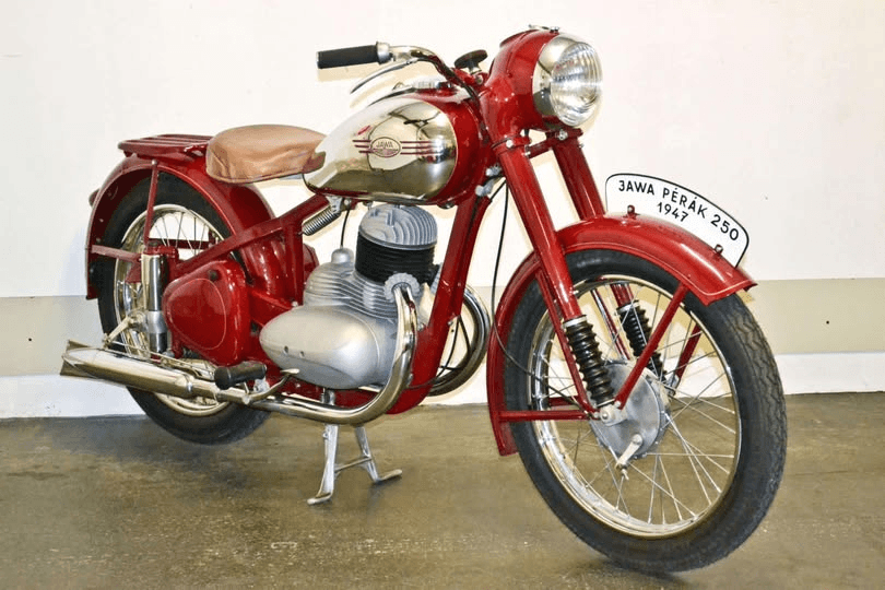 Zabytkowa JAWA Perak 250 z 1947 roku